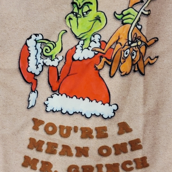 Grinch Cinch Drawstring Bag Backpack Christmas 💚 C4 - Picture 2 of 6